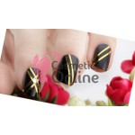 Benzi decorative pentru unghii, Colorate 10 bucati diferite